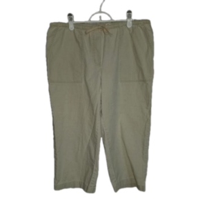 L.L Bean Cotton Utility Pants Label Reads Size MPET 0FPT1